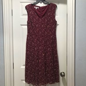 Maroon dress